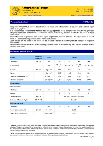 Thermo-insulating panel polystyrene