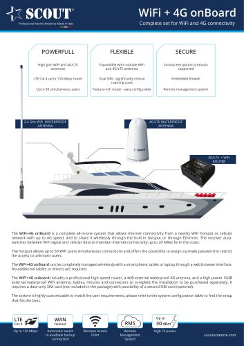 SCOUT WiFi + 4G onBoard