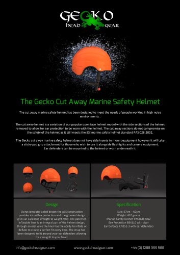 Cut Away Helmet