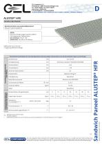 Sandwichplatte ALUSTEP HFR - 1