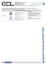 Sandwichplatte ALUSTEP HFR - 2
