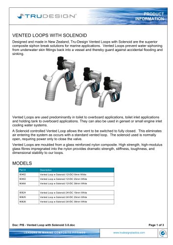 Solenoid Vented Loop