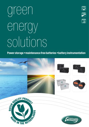 Brochure WhisperPower Batteries