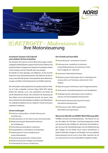 RETROFIT - modernisieren Sie Ihre Motorsteuerung