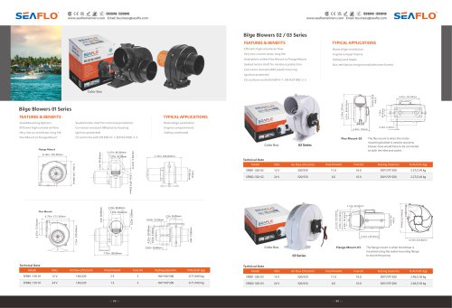 Boat blower SFBB1-130-01 , SFBB1-320-02 , SFBB1-320-03