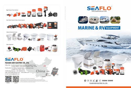 SEAFLO MARINE & RV EQUIPMENT CATALOGUE 2023