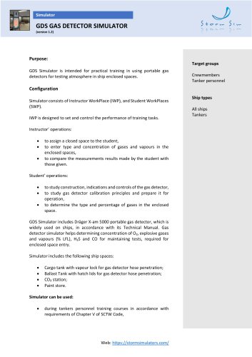 GDS Gas Detector Simulator