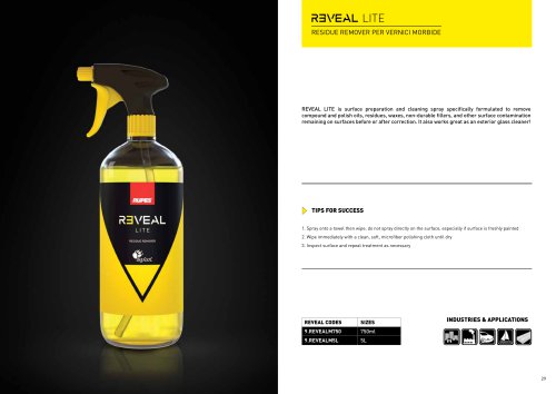 REVEAL LITE – RESIDUE REMOVER