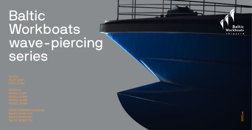 Baltic Workboats wave-piercing series