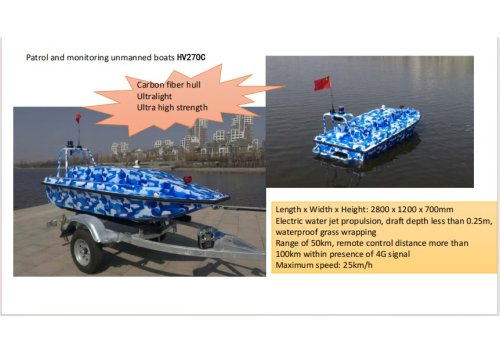 HVON Unmanned Patrol & Monitoring USV  HV270C Patrol marine drone HV270C