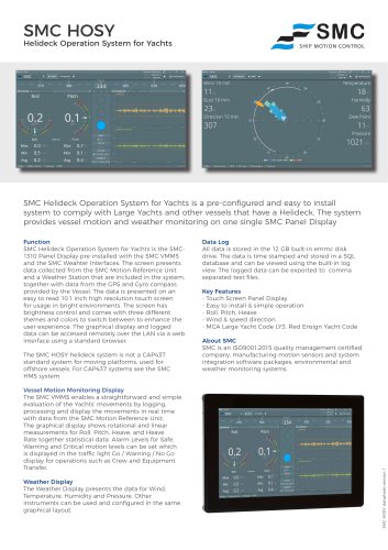 SMC Yacht Helideck Datasheet