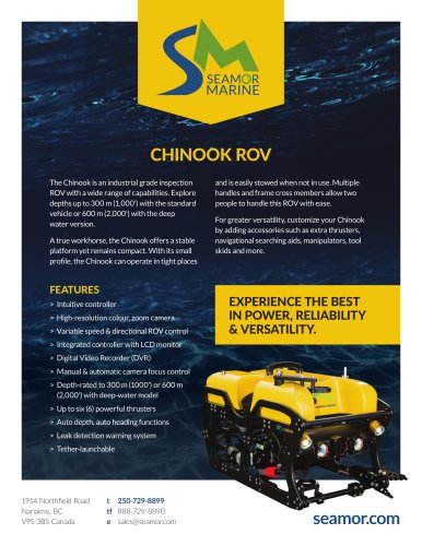 CHINOOK ROV