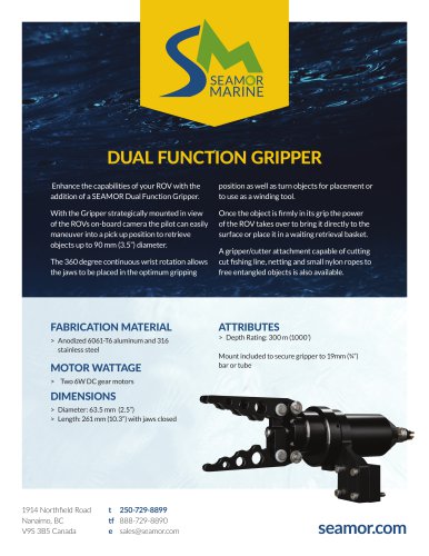 DUAL FUNCTION GRIPPER