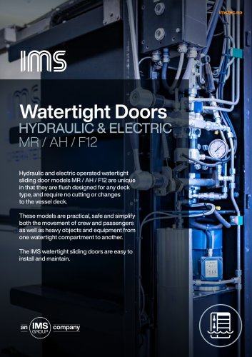 Watertight Doors HYDRAULIC & ELECTRIC MR / AH / F12