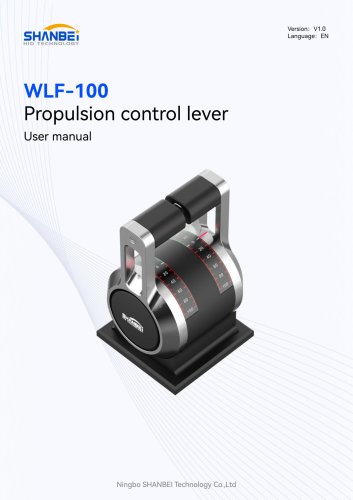 WLF-100_Propulsion control lever_User manual_EN_V1.0