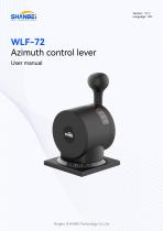 WLF-72_Azimuth control lever_User manual_EN_V1.1