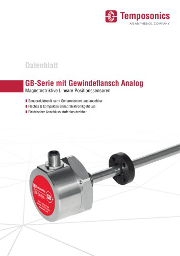 GB-Serie mit Gewindeflansch Analog