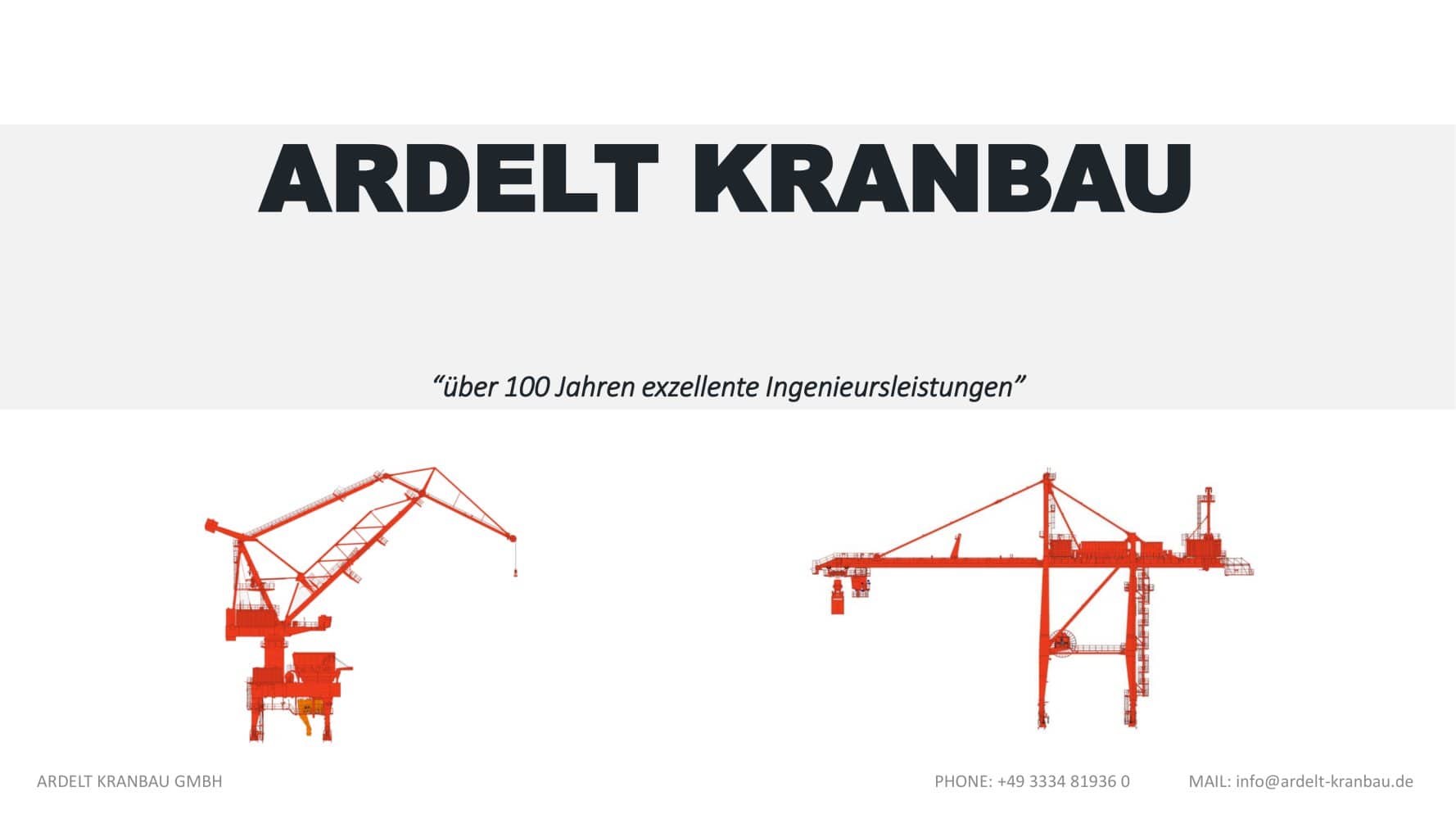 ARDELT KRANBAU - Ardelt Kranbau GmbH