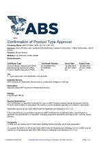 ULTRA Anchor ABS Type Approval