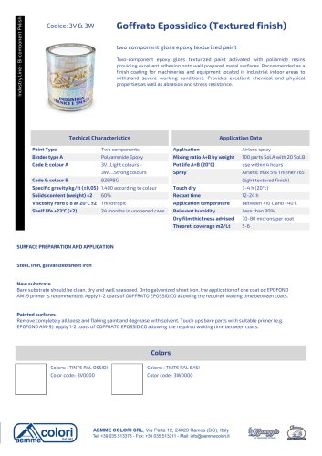 Goffrato Epossidico (Textured finish)