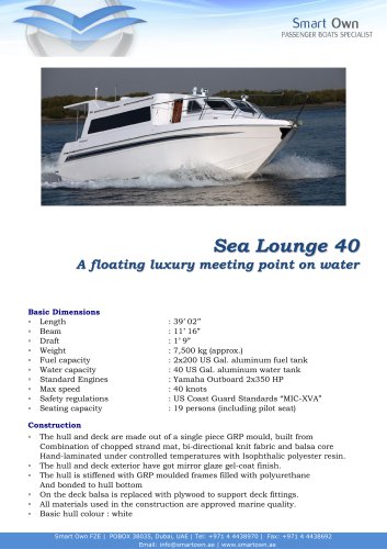 Sea Lounge 40 - English