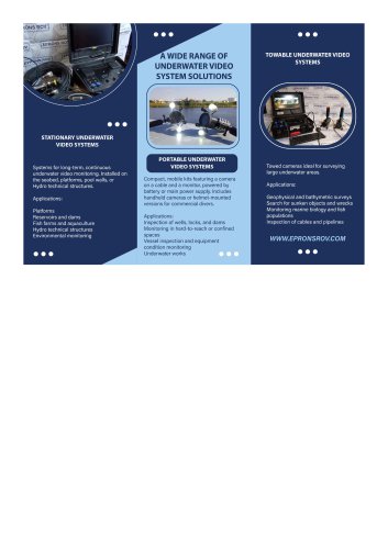 UNDERWATER VIDEO SYSTEM SOLUTIONS