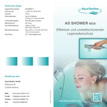 Legionellendusche AS SHOWER eco - 1