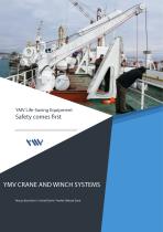 YMV rescue boat davit catalogue