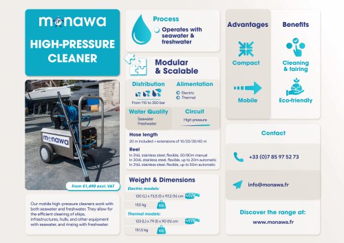 High-pressure cleaner