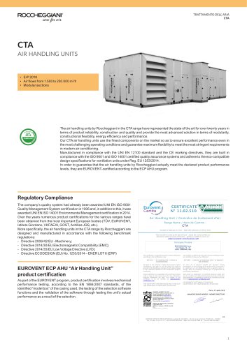 CTA AIR HANDLING UNITS