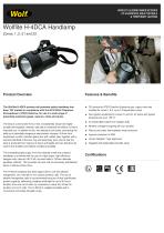 WOLFLITE® H-4DCA HANDLAMP PRODUCT INFORMATION SHEET