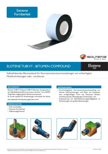 ELOTENE TUBI V7 - BITUMEN COMPOUND