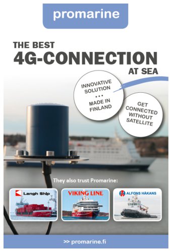 The best 4G connection at sea flyer