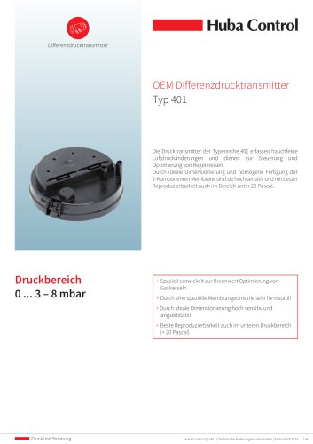 OEM Differenzdrucktransmitter