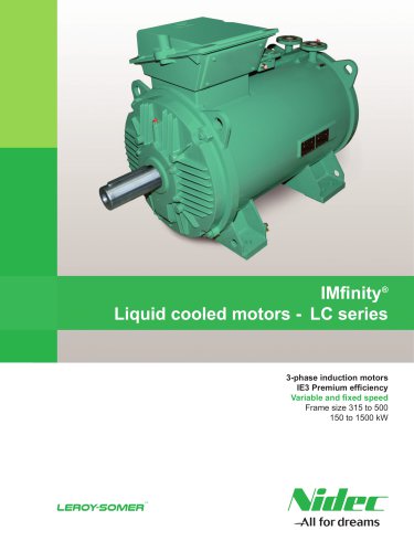 IMfinity® Liquid cooled motors - LC series