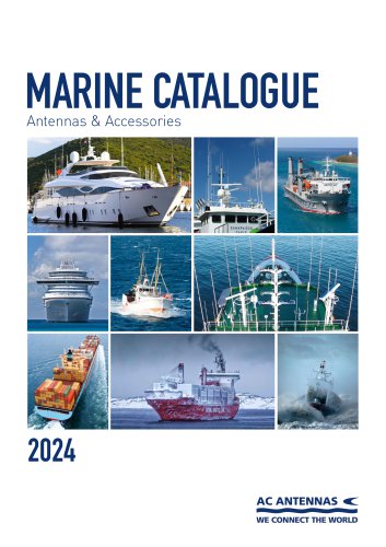 MARINE CATALOGUE Antennas & Accessories 2024