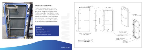 4 CLIP GASTIGHT DOOR